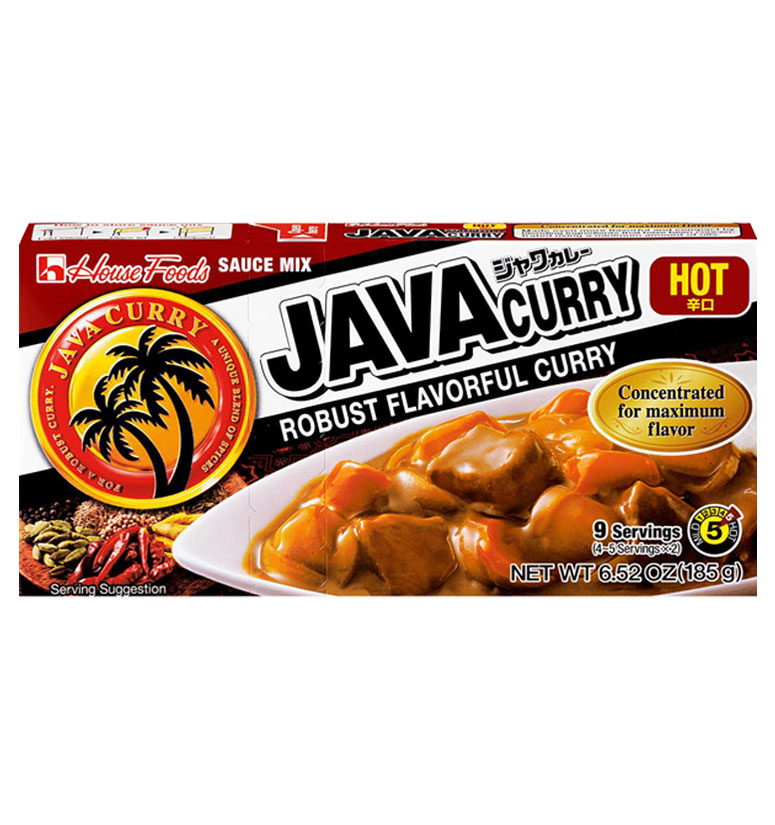 House Foods Java Curry Hot 185g